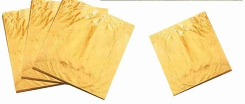 Gold leaf squares